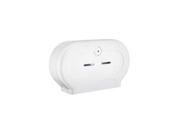 4033-53 TOILETROLDISPENSER 2 ROL MINI JUMBO CQ WIT